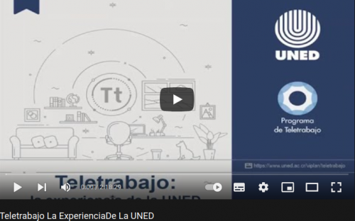 Teletrabajo La Experiencia de la UNED - Mayo 2020