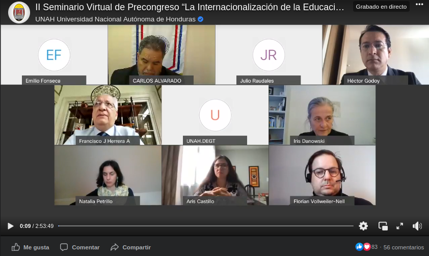 II Seminario Virtual: La Internacionalización De La Educación En Casa – Marzo 2021