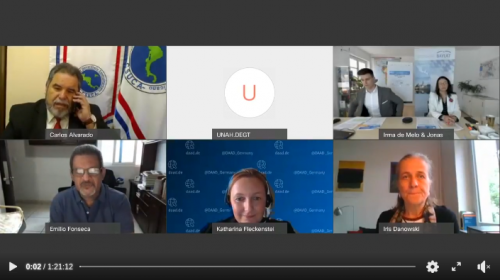 VIII Seminario Virtual: Oportunidades para la Internacionalización de la Educación Superior Centroamericana, ofrecida por Alemania - Mayo 2021