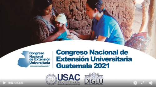 Congreso Nacional de Extensión Universitaria de Guatemala - Mayo 2021