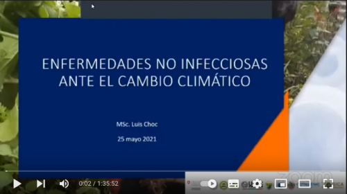 Enfermedades no infecciosas ante el cambio climático - Mayo 2021