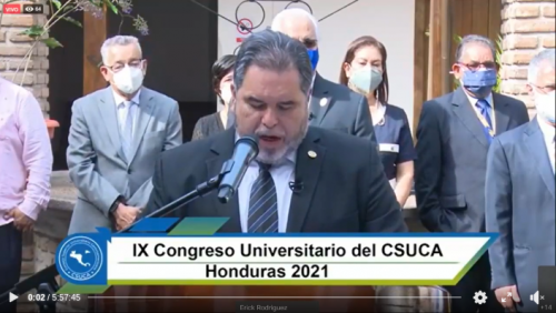 Jornada inaugural del IX Congreso Universitario Centroamericano del CSUCA - Junio 2021