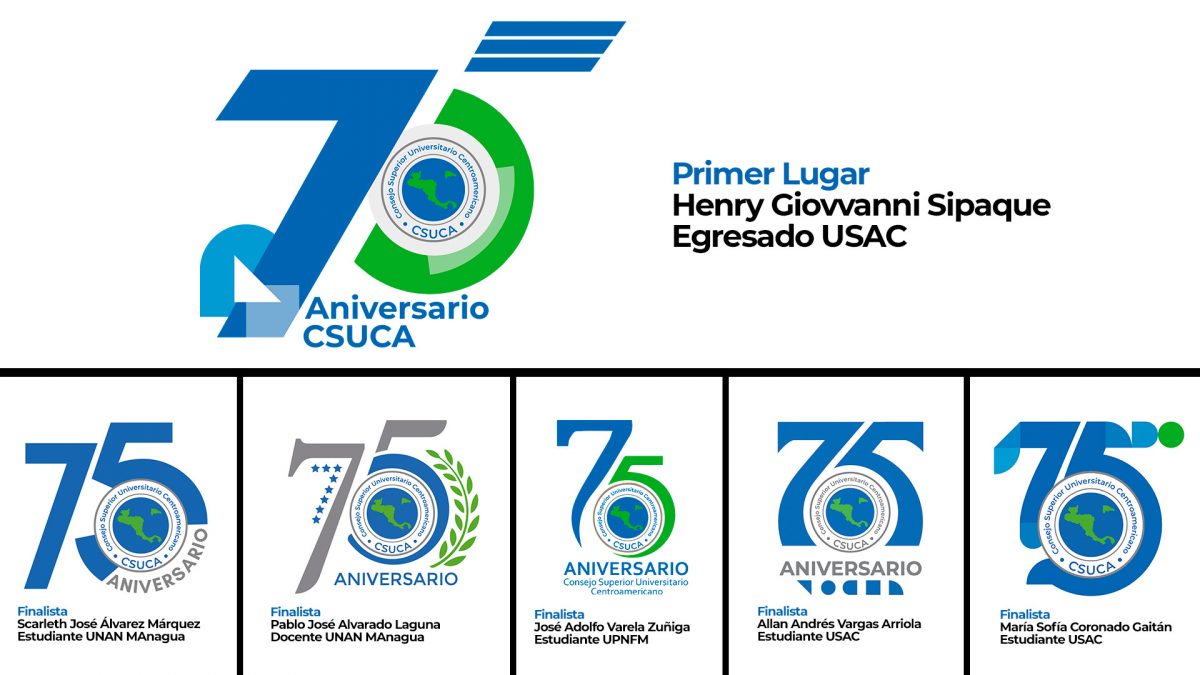 Creación del logotipo conmemorativo por el 75 aniversario de CSUCA